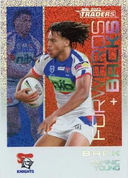 2023 NRL Traders Titanium - Forwards & Backs Priority #FBP16 Dominic Young Front